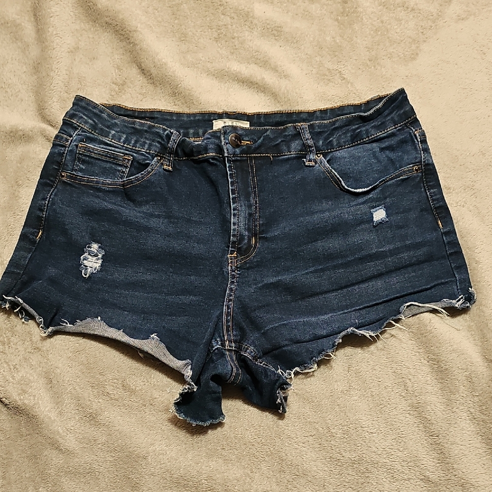 Stylish Distressed Denim Shorts
